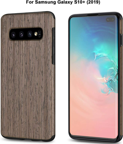 Funda Antigolpes Diseño Madera Para Samsung S10