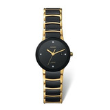 Rado R30930712 Reloj Centrix Jubile Damas  Negro Bisel Y Dia