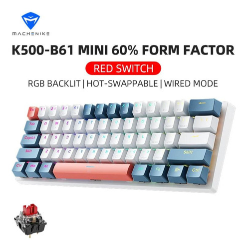 Teclado Mecânico _machenike K500_b61