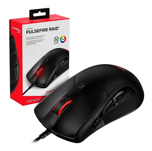 Mouse Gamer Hyperx Pulsefire Raid 16000dpi 11 Botones