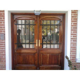 Puerta Tipo Antigua En Cedro 150x200 C/vidrio Extra Porch