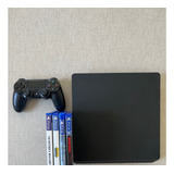 Console Playstation 4 Slim 500 Gb - Sony Cor Preto