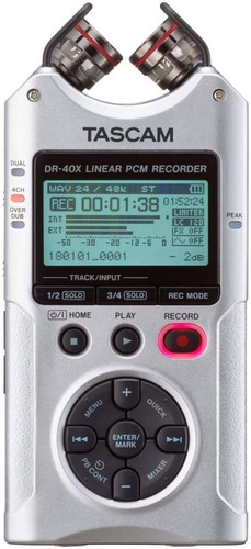 Tascam Dr 40 Silver, Grabadora Digital Estéreo Portátil