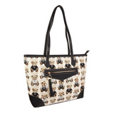 Bolsa Mujer Henney Bear 100% Original Amplia Estampado Bello