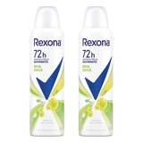 Desodorante Aero Rexona 150ml Fem Erva Doce-kit C/2un