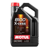 Aceite Sintético 100% 5w40 Chevrolet Tornado Motul X-cess 5l