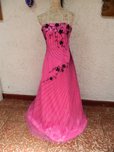 Vestido Fiesta Nº 231 Exclusivo / Xs 