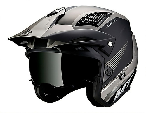 Casco Mt District  Visor De Sol Interno Motoscba