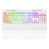 Teclado Gamer Redragon Shiva White Pink K512wp-rgb