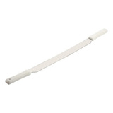 Cuchillo Fiambrero 36cm Doble Mango Acero Inoxidable Acermel Color Blanco