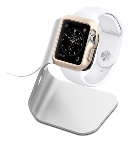 Soporte De Carga Aluminio 2 Colores Para Apple Watch 