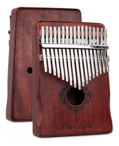 Kalimba 17 Teclas Pulgar Piano Africano Instrumento Musical