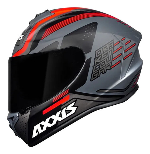 Capacete Masculino E Feminino Moto Fechado Axxis Draken