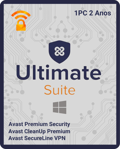 Avast Antivírus Ultimate Suite 1 Pc - 2 Anos Assintura