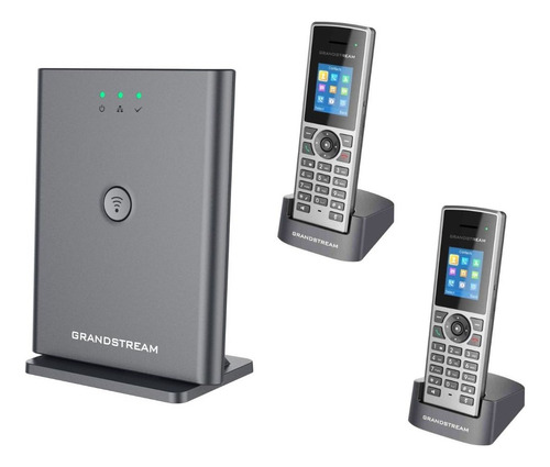 Base Ip Grandstream Dp752 + 2 Telefono Inalambrico Dp722