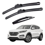 Juego De 3 Limpiaparabrisas Reluvsa P/ Hyundai Tucson 2018