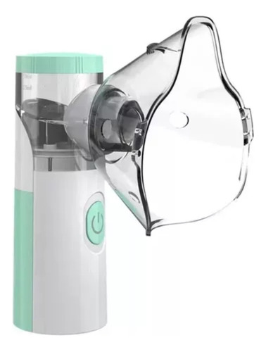 Nebulizador Portatil Inhalador Aerocamara Nebulizador Asma Color Verde - W303