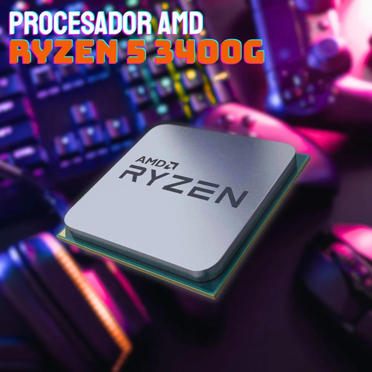 PC GAMER AMD RYZEN 5 3400G 32GB RAM SSD 1TB - GABINETE KIT
