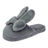 Pantuflas Conejo Huarachetas Papz200017 Gris 112-297