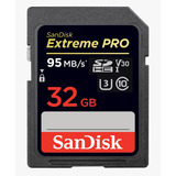 Cartao Sandisk Sdhc Extreme Pro 95mb/s 32gb Video Ultrahd 4k