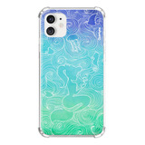 Capa Capinha Personalizada Pequena Sereia Degradê