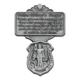 Medalla De Protección Con Clip De Visera De Peltre De Oració