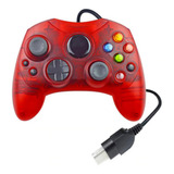 Control Para Xbox Clásico Alambrico 1.5 Estilo Original Rojo