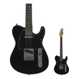 Saldão Guitarra Telecaster T-550 Bk Df/bk Preto - Tagima Material Do Diapasão Madeira De Bordo Orientação Da Mão Destro