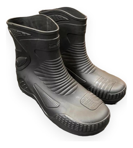 Botas Impermeables Aj74 Galochas Lluvia Moto Bici Monopatin