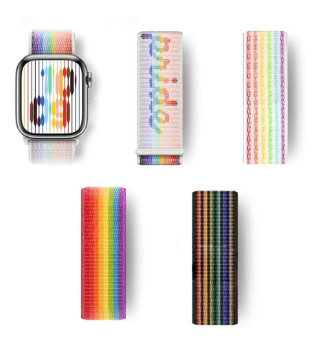 Colección Pride Edition De Correas Para Apple Watch  4 Pza