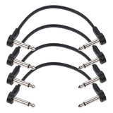 Cable Audio Guitarra Ac-8 Pedal 6 Patch Flat 4 Pulgadas Ggia