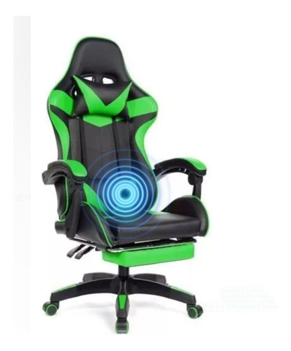 Cadeira Gamer  Ergonômica Giratória Com Ponto De Massagem