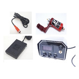 Kit Tatuagem Power Rca Tattoo Eclipse Fonte Digital Com Maq