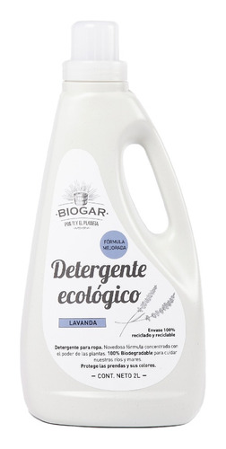 Detergente Ecológico Para Ropa Lavanda - L a $24950