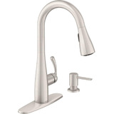 Moen Srs Essie Grifo De Cocina Con Rociador Desplegable En A