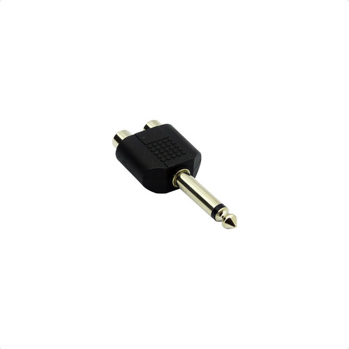 Clavija Adaptador Aux Audio Rca Hembra Jack A 6.3 Mm Macho