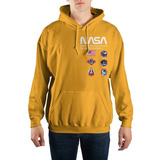 Sudadera Nuevos Modelos Temporada Logo Nasa Retro Espacio