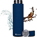 Termo Acero Inoxidable 500 Ml Diseño Elegante Hermético Color Azul