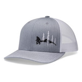 Gorra De Baseball Larix-gris Jaspeado Blanco