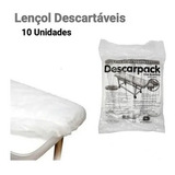 10 Pct Lençol Maca Descartável Tnt C/elástico 2x0,9m Anvisa