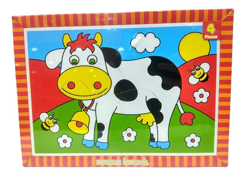 Puzzle Madera Vaca - Banquito  Argentino- Art A 110 