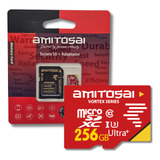 Memoria Sd 256gb C 10 U3 Serie Vortex Amitosai Mts-rocket