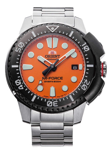 Reloj Automático Orient Ra-ac0l08y00b M-force Con Esfera Nar