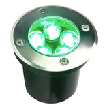 Kit 5 Balizador Spot Led Embutir Piso Jardim 5w Prova D'água Color Verde  Cor Da Cúpula Preto Cor Da Estrutura Preto