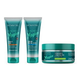 Kit Cacho Mágico  Lowell Shampoo + Creme Modelador + Máscara