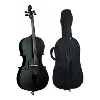Chelo Cello Estudiante 4\u002F4 Negro Mate Amadeus Cellini + Full | Meses sin interés