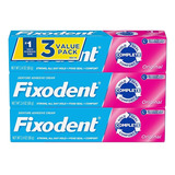 Fixodent Dentadura Adhesiva 3un - g a $1324