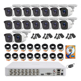 Kit Video Vigilancia Epcom 16 1080p Metal 2tb 