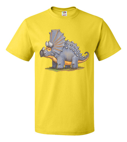 Playera Niños Casual Dinosaurio Triceratops Hervivoros 