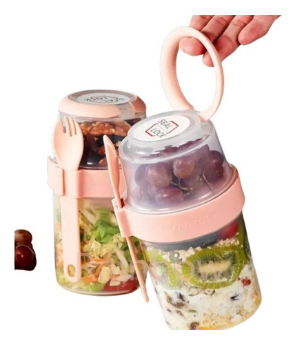 Juego De Recipientes Para Sellar Tazas De Ensalada Y Yogur